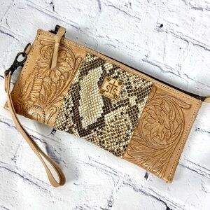 STS Stella Python Clutch Wristlet Organizer